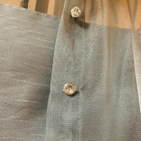 Beautiful Silver Vintage Gown and Jacket - Picture 3 of 4